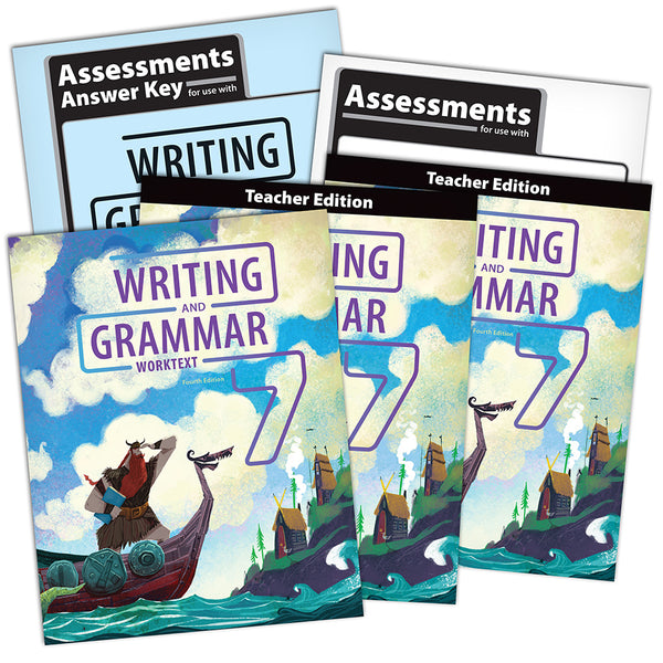 BJU Press Writing & Grammar 7 Home School Kit, 4th Edition R.O.C.K