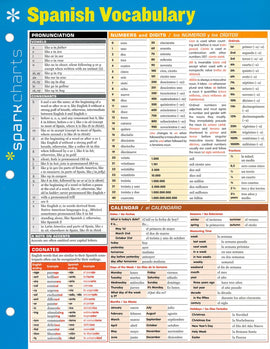 Spanish Vocabulary (Sparkcharts)