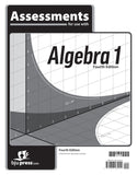 BJU Press Algebra 1 Assessments (Tests), 4th Edition