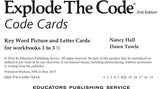 Explode the Code: Code Cards - Grades K to 3, 2nd Edition